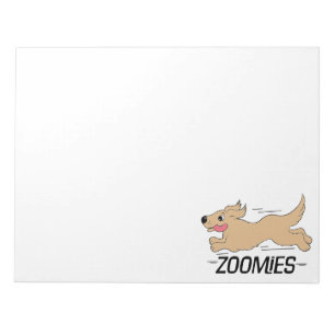 Dog Zoomies Funny Notitieblok