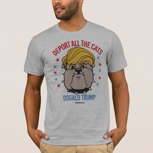 Dogald Trump : Alle katten uitzetten T-shirt (Voorkant)