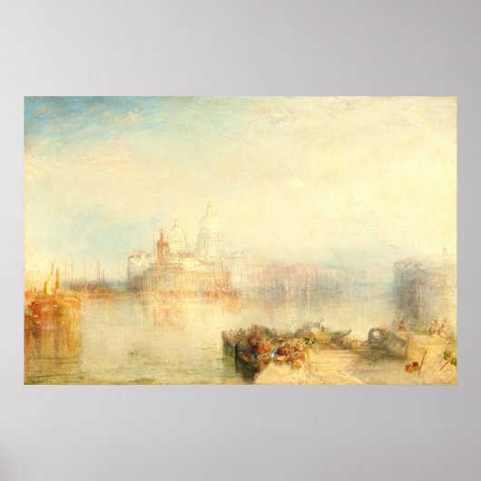 Dogana, Venetië - William Turner Fine Art Poster (Voorkant)