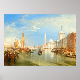 Dogana, Venetië - William Turner Fine Art Poster