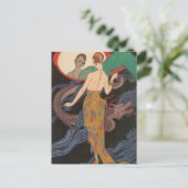 Dogaresse Evening Gown door George Barbier Briefkaart (Staand voorkant)