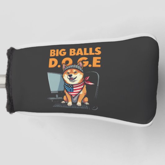 Doge afdeling van de overheid Efficiëntie Golfheadcover (Voorkant)