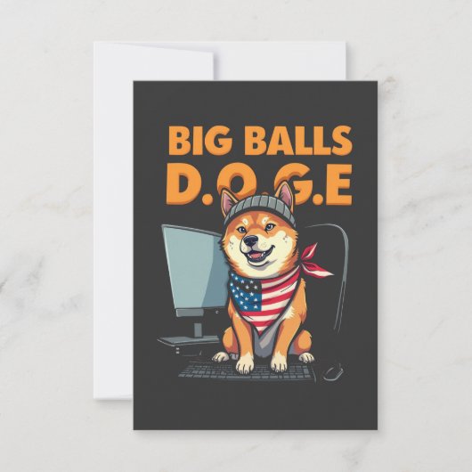 Doge afdeling van de overheid Efficiëntie Kaart (Voorkant)