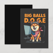 Doge afdeling van de overheid Efficiëntie Kaart (Voorkant / Achterkant)