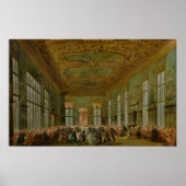 Doge Alvise Mocenigo IV Geeft een banket Poster (Voorkant)