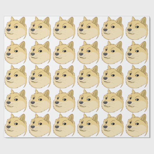 Doge Cadeaupapier (Vlak)