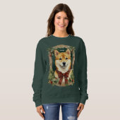Doge Christmas Sweatshirt (Shiba Inu) (Voorkant volledig)