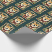 Doge Christmas Wrapping Paper. wauw. veel kerst Cadeaupapier (Hoek)