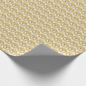 Doge Coin: Crypto Valuta Achtergrond Cadeaupapier (Hoek)