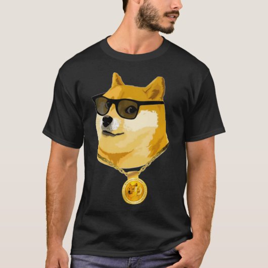 Doge Coin Dog - Forex Crypto Stock Trading Fun T-shirt (Voorkant)