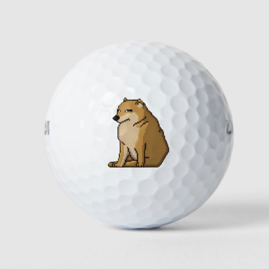 Doge Coin meme - Doge Golfballen (Voorkant)