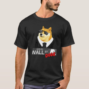 Doge Corgi to the Moon Cryptocurrency Crypto Dogec T-shirt
