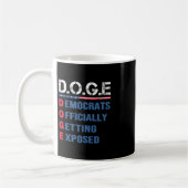 Doge D.o.g.e Afdeling Overheids Efficiëntie M Koffiemok (Links)
