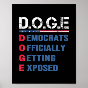 Doge D.o.g.e Afdeling Overheids Efficiëntie M Poster