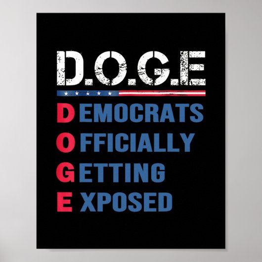 Doge D.o.g.e Afdeling Overheids Efficiëntie M Poster (Voorkant)