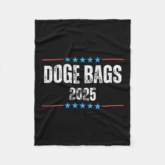 Doge D.O.G.E. Department of Government Efficiency Fleece Deken (Voorkant)