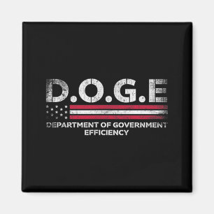 Doge d.o.g.e. Department of Government Efficiency Magneet