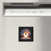 Doge d.o.g.e. Department of Government Efficiency Magneet (Insitu (Vaatwasser))