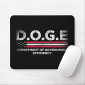 Doge d.o.g.e. Department of Government Efficiency Muismat (Met muis)