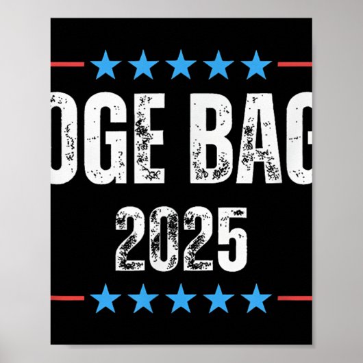 Doge D.O.G.E. Department of Government Efficiency  Poster (Voorkant)
