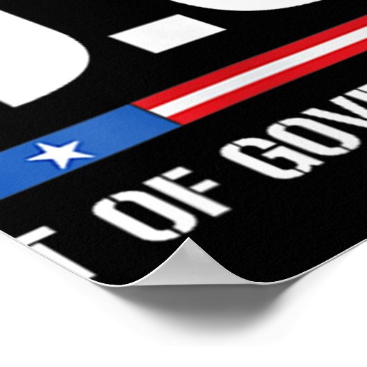 Doge d.o.g.e. Department of Government Efficiency Poster (Hoek)