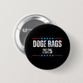 Doge D.O.G.E. Department of Government Efficiency Ronde Button 5,7 Cm (Voorkant /achterkant)