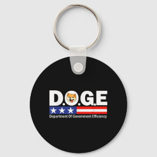Doge d.o.g.e. Department of Government Efficiency Sleutelhanger