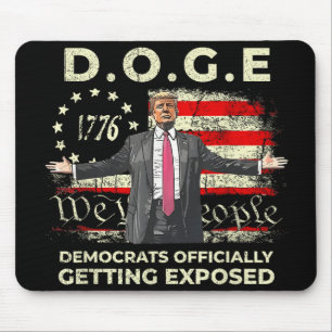 Doge Democraten krijgen Trump 20 officieel onthuld Muismat