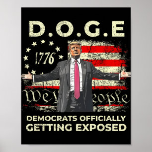 Doge Democraten krijgen Trump 20 officieel onthuld Poster