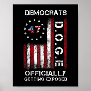 Doge Democraten krijgen Trump 20 officieel onthuld Poster