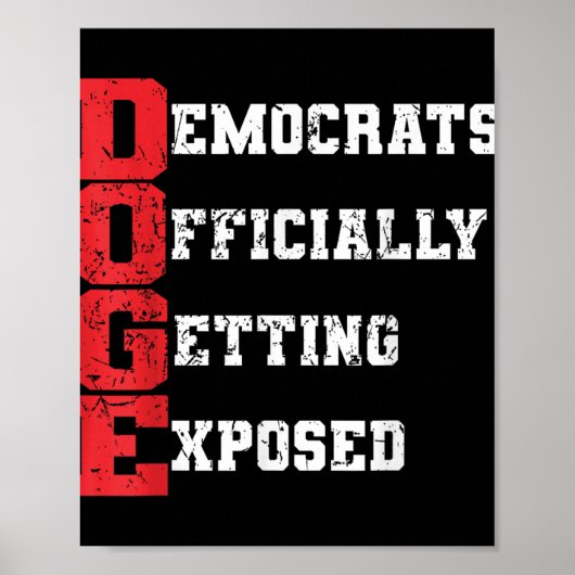 Doge Democraten officieel ontmaskerd - 2 Poster (Voorkant)