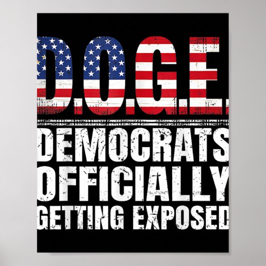 Doge Democraten officieel ontmaskerd 4 Poster (Voorkant)