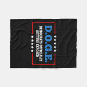 Doge Democraten officieel ontmaskerd van Dept Fleece Deken (Voorkant (Horizontaal))