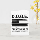 Doge Department Of Government Efficiency 4 Kaart (Gele Bloem)
