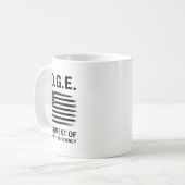 Doge Department of Government Efficiency 4 Koffiemok (Voorkant links)