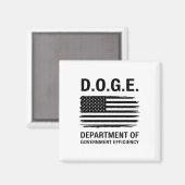 Doge Department of Government Efficiency 4 Magneet (Voorkant / Achterkant)