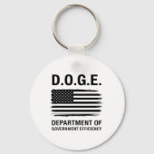 Doge Department of Government Efficiency 4 Sleutelhanger (Voorkant)