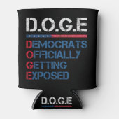 DOGE Department of Government Efficiency Blikjeskoeler (Voorkant)