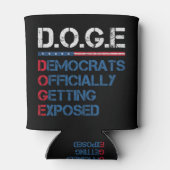 DOGE Department of Government Efficiency Blikjeskoeler (Achterkant)