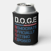 DOGE Department of Government Efficiency Blikjeskoeler (Blikje Achterkant)