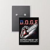 DOGE Department of Government Efficiency Button (Voorkant / Achterkant)