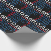 DOGE Department of Government Efficiency Cadeaupapier (Hoek)