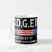 Doge Department of Government Efficiency Koffiemok (Voorkant links)