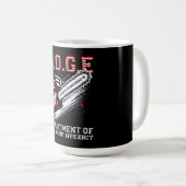 DOGE Department of Government Efficiency Koffiemok (Voorkant rechts)