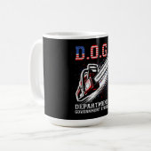 DOGE Department of Government Efficiency Koffiemok (Voorkant links)