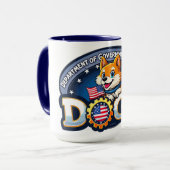 DOGE Department of Government Efficiency Logo LG Mok (Voorkant links)