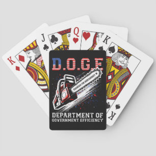 DOGE Department of Government Efficiency Pokerkaarten
