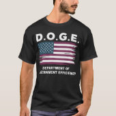 DOGE Department of Government Efficiency T-shirt (Voorkant)