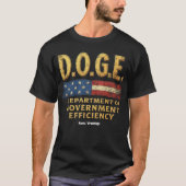 DOGE Department of Government Efficiency T-shirt (Voorkant)