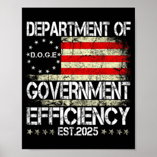 Doge Department of Government Efficiency U Poster